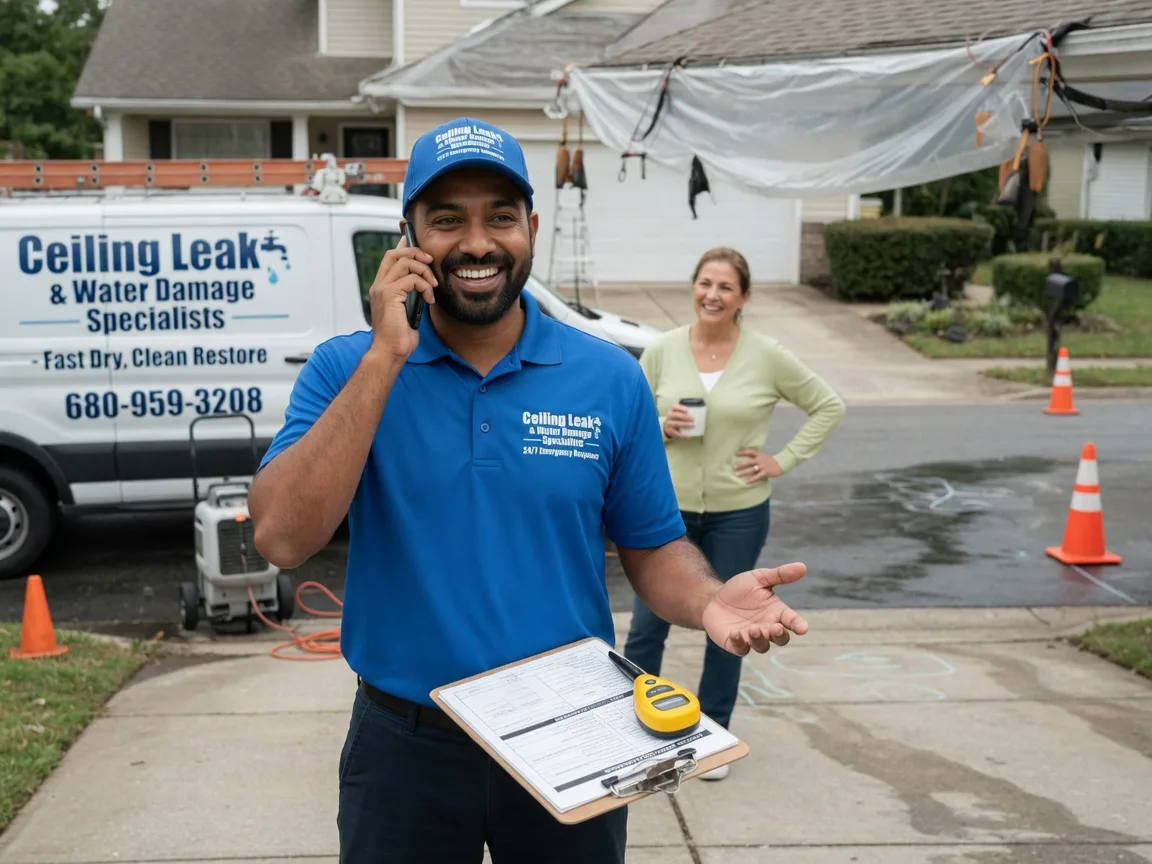 Ceiling Leak Cleanup Osnabrock, ND FAQs
